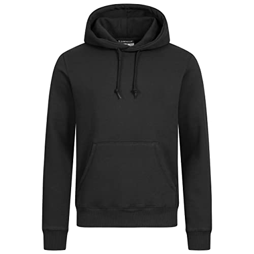 Basisstoff Sweat à capuche Basic Noir Taille L Cover