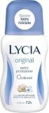 Lycia, Original Deodorante Roll On con Antibatterico e Microspugne Effetto Asciutto per una Sensazione di Freschezza Durevole, Efficace fino a 48H, Senza Alcool, 50 ml