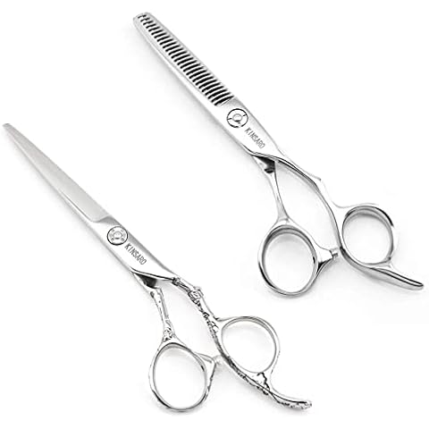 6 INCH Hair Cutting Scissors and 5.75 INCH Hair Thinning Scissors Barber Scissors Hairdressing Scissors Kinsaro Cover