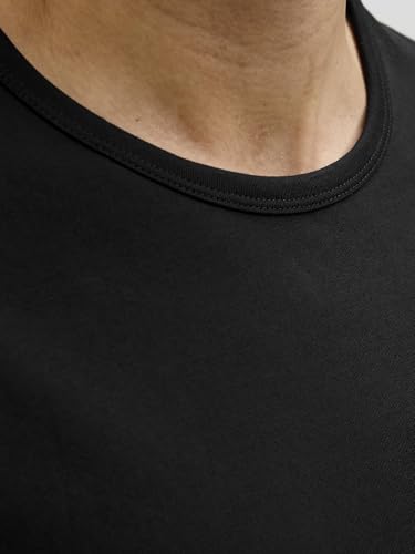 JACK & JONES Herren Jacbasic Crew Neck Tee 2 Pack T Shirt, Schwarz, XL EU – Ansicht 4