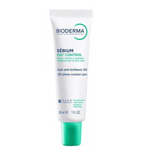 Bioderma Sébium Mat Control - Crema hidratante para pieles grasas, 30 ml
