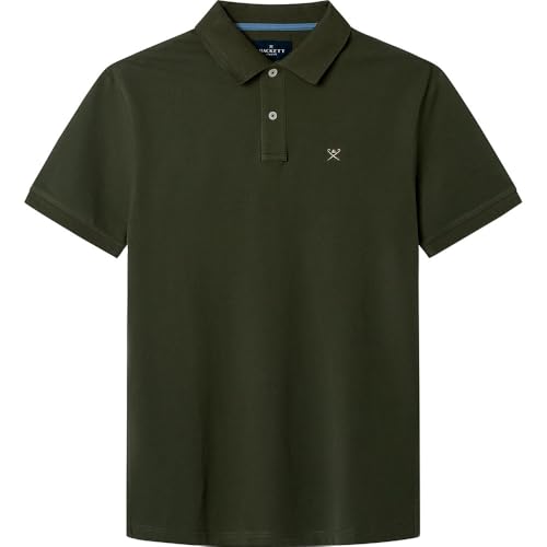 Hackett London Classic Fit Logo Polo, Vert (Vert thym), XL Homme