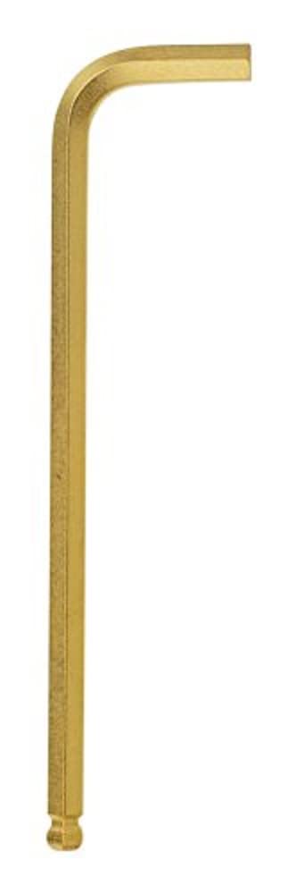 Bondhus 28068 6 mm końcówka kulkowa klucz imbusowy z wykończeniem GoldGuard (25 sztuki), 139 mm