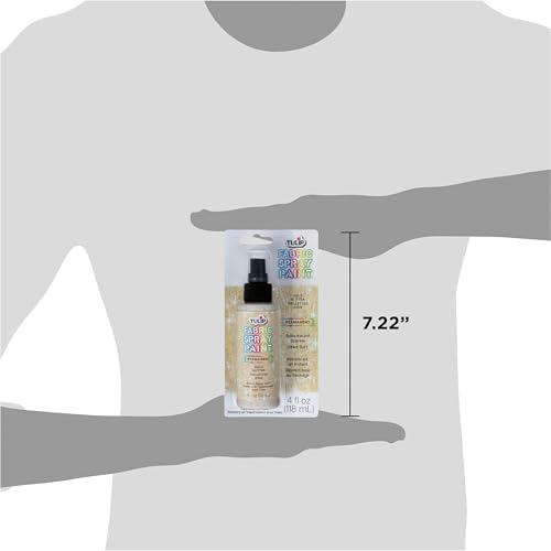 Tulip Glitter Spray Paint- Glistening Gold 4 Fl Oz (Pack of 1)