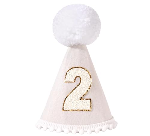 Casquette conique bohème pour 1er anniversaire et séance photo smash cake