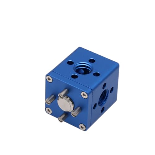 HangTon Block 3/8" Thread Bracket Lock Mounting Extension Adapter for Handle ARRI Sony RED Camera Monitor Focus Motor Teradek Wireless System Blue Square - Image 2