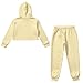 YECARYPOD Capybara Girls Boys Clothes Fall Outfits 2 Piece Sweatsuit Crop Hoodie for Girls Kids Tracksuit Oversized Sweatshirt and Fall Fashion Sweatpant with Pockets Children's Sportswear
