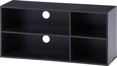 不二貿易 TVラック テレビ台 幅89×奥行29.5×高さ42cm ブラウン 32型対応...