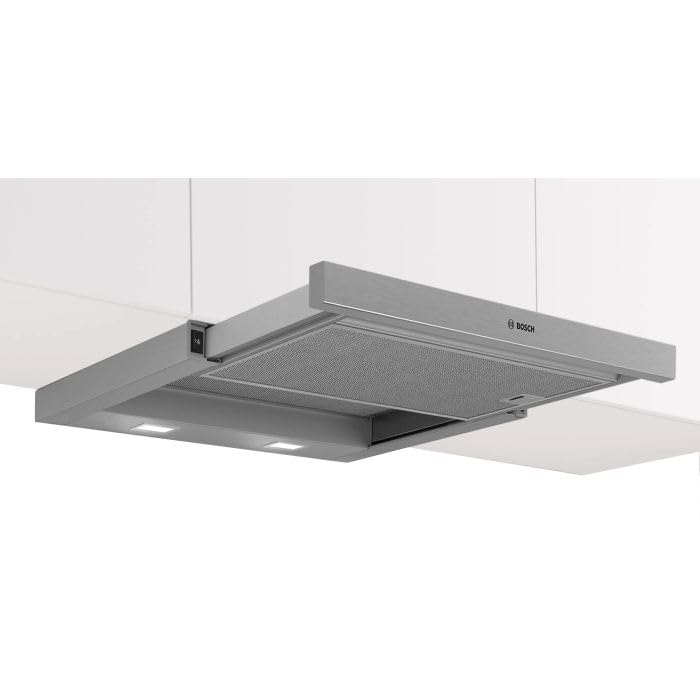 Bosch DFM064W55 Série 2 Hotte plate 60 cm, fabriquée en Allemagne, 3 niveaux de puissance,...