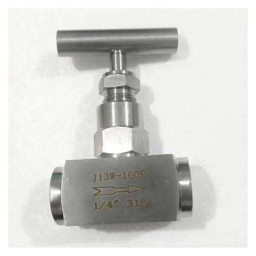 Vanne à pointeau 1/4" inox robinet de réglage fluide haute pression 2300 PSI femelle