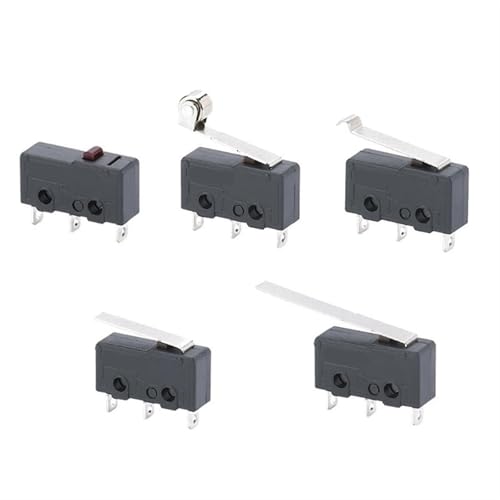 Microinterruptor KW12-1 homologado tipo mini interruptor de palanca para electrónica, 20 piezas 2