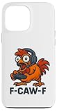 Divertente design della mascotte del gallo di pollo con 