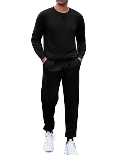 COOFANDY Men's Tracksuit 2 Piece Long Sleeve Pullover Jogging Track Suit Athletic Casual Sweatsuit