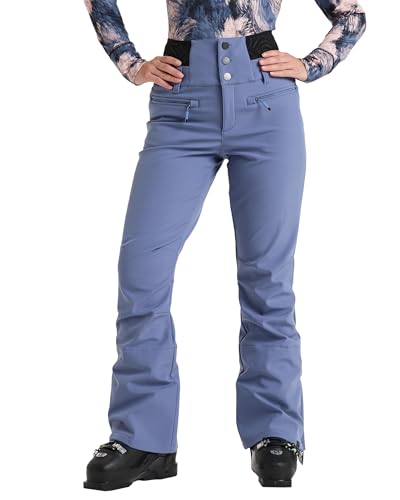 Roxy Women's Rising High Ski Pant – 15K Waterproof Stretch Snow Pant, SKINNY Fit, PFAS-Free, Wild Wind, X-Small