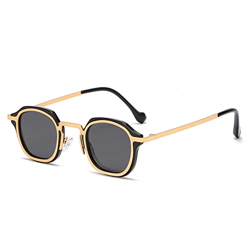 HMRGLMIE-Retro Small Sunglasses Men Designer Vintage Sun Glasses For Women Light Eyeglasses