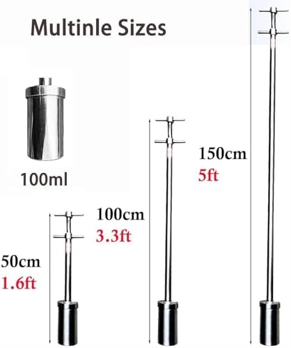100ml Stainless Steel Water Sampler, Viscous Liquid Drum Thief Probe, Durable Lab & Factory Cup Sampler for Pipeline Water Collection, Accurate Sampling Tool