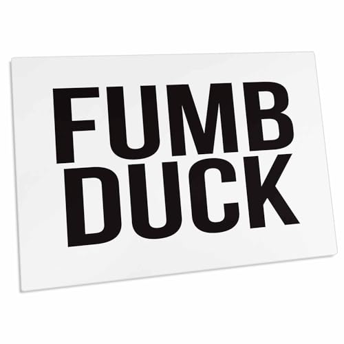 3dRose Word Scramble - FUMB Duck BW - Pad de Escritorio miniatura 1