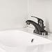 Amazon Basics AB-BF605-OR Basin Faucet-4-Inch, Oil-Rubbed Bronze