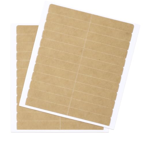 Image of GOO GOO Double Sided Wide Hair Extension Tape, 24 Pieces, 3.2 * 0.3inch, No Residue Invisible Hold, Adhesive Replacement Tabs