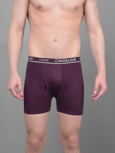 Image of Dollar Lehar Mens Combed Cotton Trunk - Actual Colour May Vary