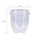 Entsafter Hohe oder Kurze Tassen für Kunststoff Transparent Cup Becher Mixer Entsafter Ersatzteile Zubehör(Tall Cup)