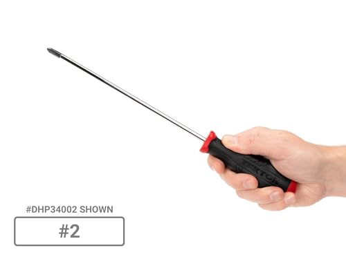Image of TEKTON Long High-Torque Screwdriver Set, 6-Piece (#1 - #3, 3 /16-5 /16 in.) | DRV43017 | Made in USA