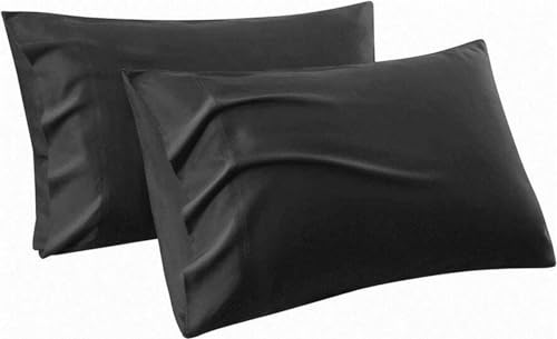 Taies d'oreiller classiques en bambou vert menthe grand format lit double - 6