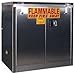Securall Products 30-Gallon 36" W Manual Close, Flammable Cabinet Stainless Steel