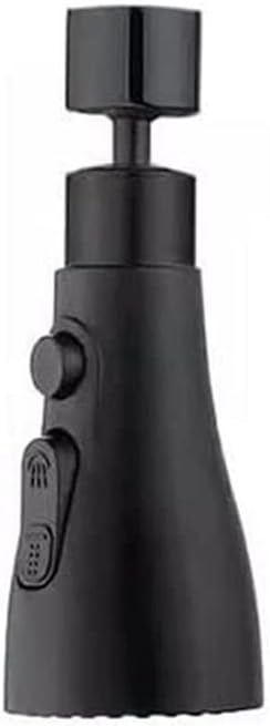 360°Rotatable Universal Splash Filter Faucet Sprayer Flexible Faucet Nozzle Bathroom Kitchen Tap Extender Adapter(A without connector)