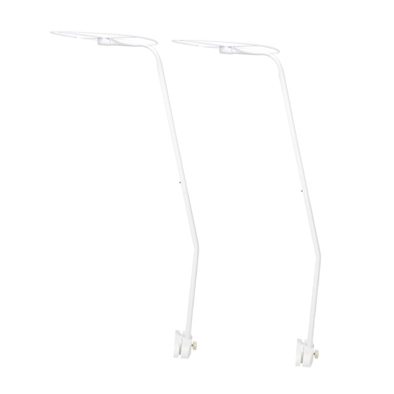 ORFOFE 2 Set Supporti per Zanzariera Culla Ragazzo Ragazza Acciaio Robusto Facili da Installare e Smontare Telaio Rete Rimovibile per Lettino