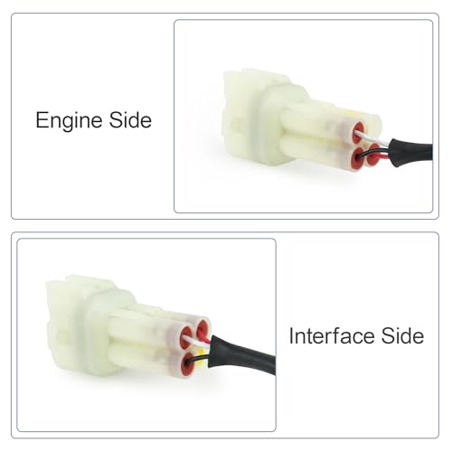 Image of SMIS Digital Analog Gauge to SDS ECU Adapter Cable Wiring Harness Compatible with NMEA 2000 SMG4 for Suzuki Outboard DF40-300 990C0-88136 990C088136 (Pack of 3)