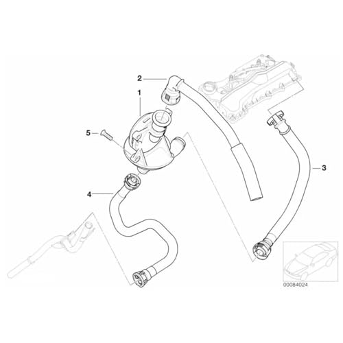 Manguera de purga del cárter 53006239 para Cherokee y Comanche 1991-1996 6