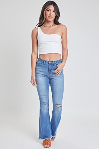YMI Womens High-Rise Super Flare Jean2