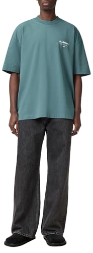 Image of AllSaints Men's Underground Oversized Short Sleeve Crew Neck Shirt