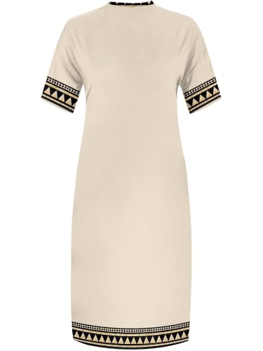Image of PinkPatty Women's Oversize V Neck Short Sleeve Maxi Dress with Pockets