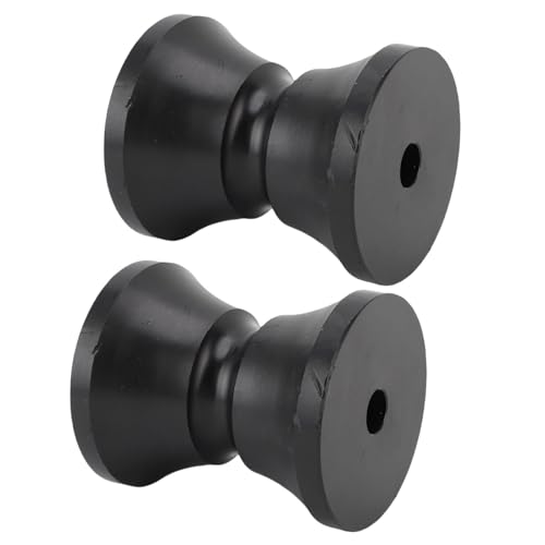 2Pcs Boat Trailer Rollers Nylon Marine Keel Rollers Bow Roller Stop for Yacht Motorboat, 2.95 X 3.39in