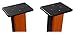 Rockville Pair RHTSC 36-Inch Bookshelf Speaker Stands, Surround Sound, 60 lbs Capacity, Wood Construction, Isolation Pads, Spikes, Sand-Fillable, for Home Theater and Studio Audio