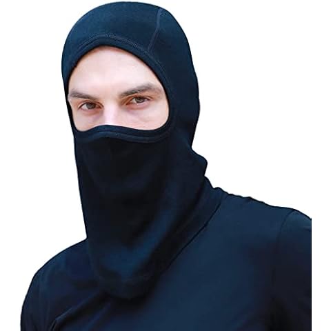 METARINO Merino 100% Wool Balaclava Face Mask Winter Warm Breathable for Motorcycle Skiing Camping Scarf for Men/Women 1PACK Cover