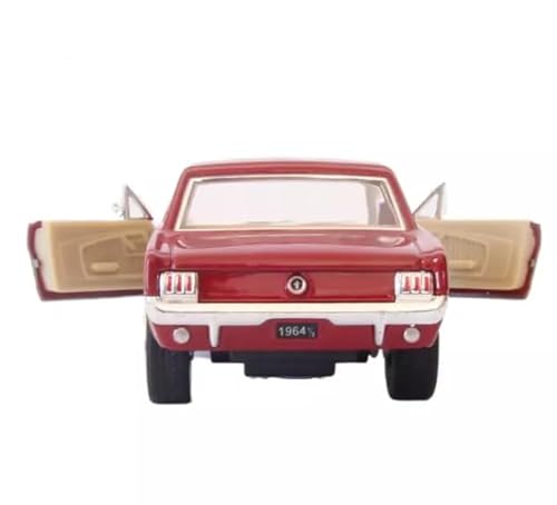 Ford Mustang 1964 Hardtop 1:36 Kinsmart Vermelho
