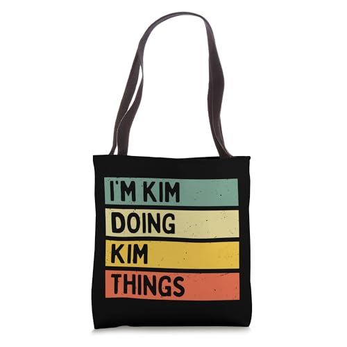 Bolsa Tote con frase personalizada graciosa Kim