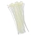 AB Tools-Toolzone 75pc Zip Ties 200mm x 4.5mm White Cable Ties Wrap Wire Lock Ties TE930