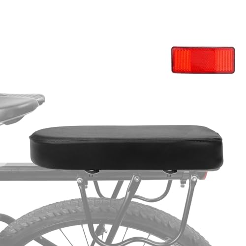 FSWWSF Fahrrad Sitzkissen Fahrrad Rücksitz Mountainbike Fahrradrücksitz Fahrrad-Rücksitzkissen Dickere Weiches Polster für Erwachsene