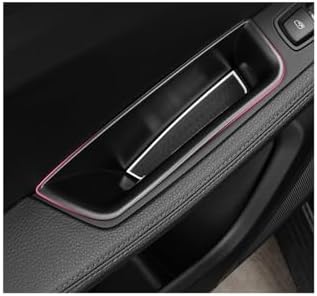Fit for Porsche Fit for Macan 2014-2018 Door Holder Armrest Storage Box Container Tray Car Organizer Styling Accessories Center Console Tray (Color : 4 doors-01)