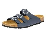 Sohle: EVA Lico BIOLINE CLASSIC Damen Pantoletten, Marine, 39 EU