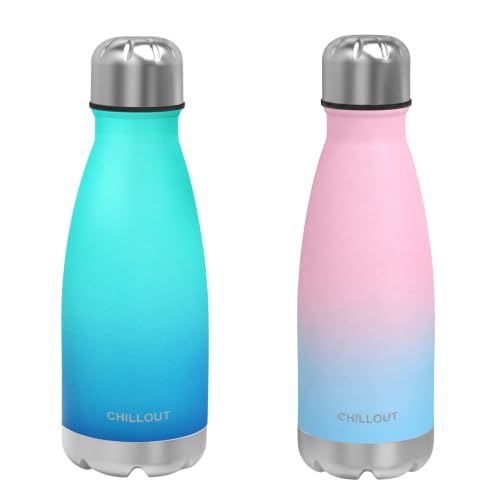 Image of CHILLOUT LIFE 12oz Kids Insulated Stainless Steel Water Bottles, Leak Proof