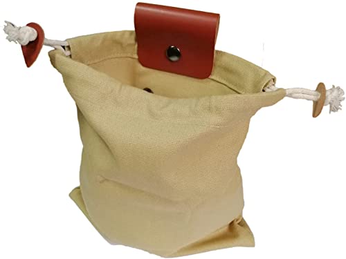 VANROUG Tasche für Futtersuche Zusammenklappbar für Wandern, Ledergürteltasche, Faltbare Aufbewahrungstasche für Camping, Jagd,gelb Cover