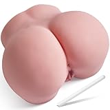 Sexgene 11.24LB Male Masturbator Sex Doll for Men with Lifelike Ass and Tight Vagina, 3D Realistic Soft Pocket Pussy Anus Butt Men's Sex Toys Masturbation Offer Maximum Pleasure