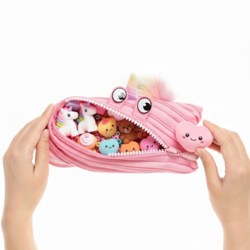 Image of ZIPIT Unicorn Pouch, Light Pink