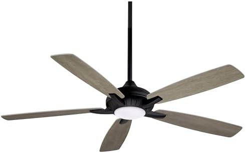 Minka-Aire F1001-CL Dyno XL 60" Ceiling Fan with LED Light & Remote, Coal Finish