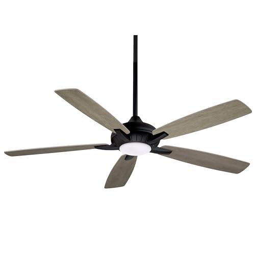 Minka-Aire F1001-CL Dyno XL 60" Ceiling Fan with LED Light & Remote, Coal Finish